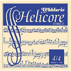 D'Addario Helicore Cello Strings - G, 4/4, Tungsten-Silv./Rope Core, Medium, Ball